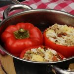 Papryka na parze z kalafiorem i suszonymi pomidorami